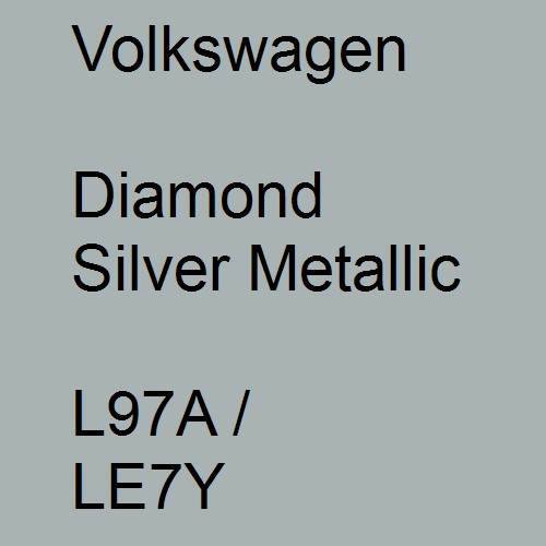 Volkswagen, Diamond Silver Metallic, L97A / LE7Y.